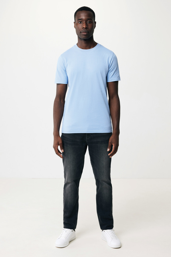 Brett recycled cotton t-shirt, sky blue