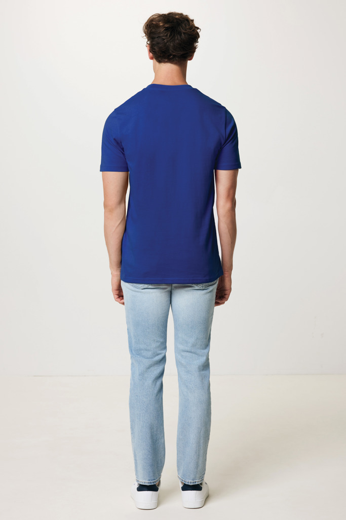 Brett recycled cotton t-shirt, royal blue