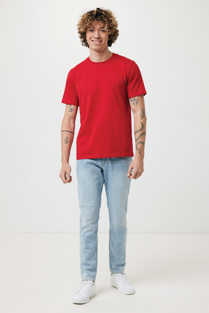 Brett recycled cotton t-shirt, red