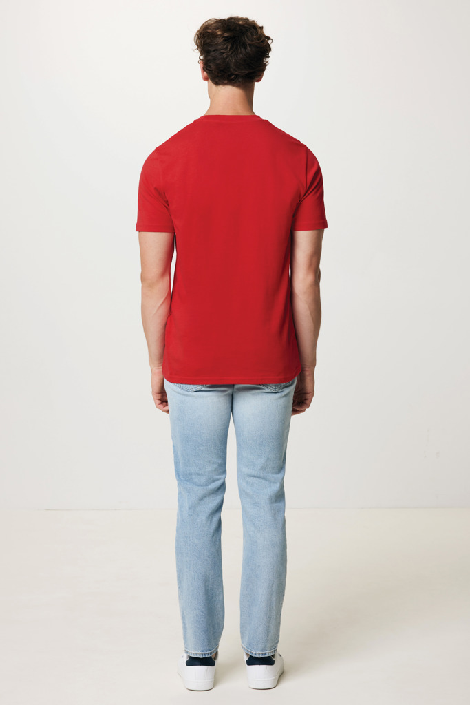 Brett recycled cotton t-shirt, red