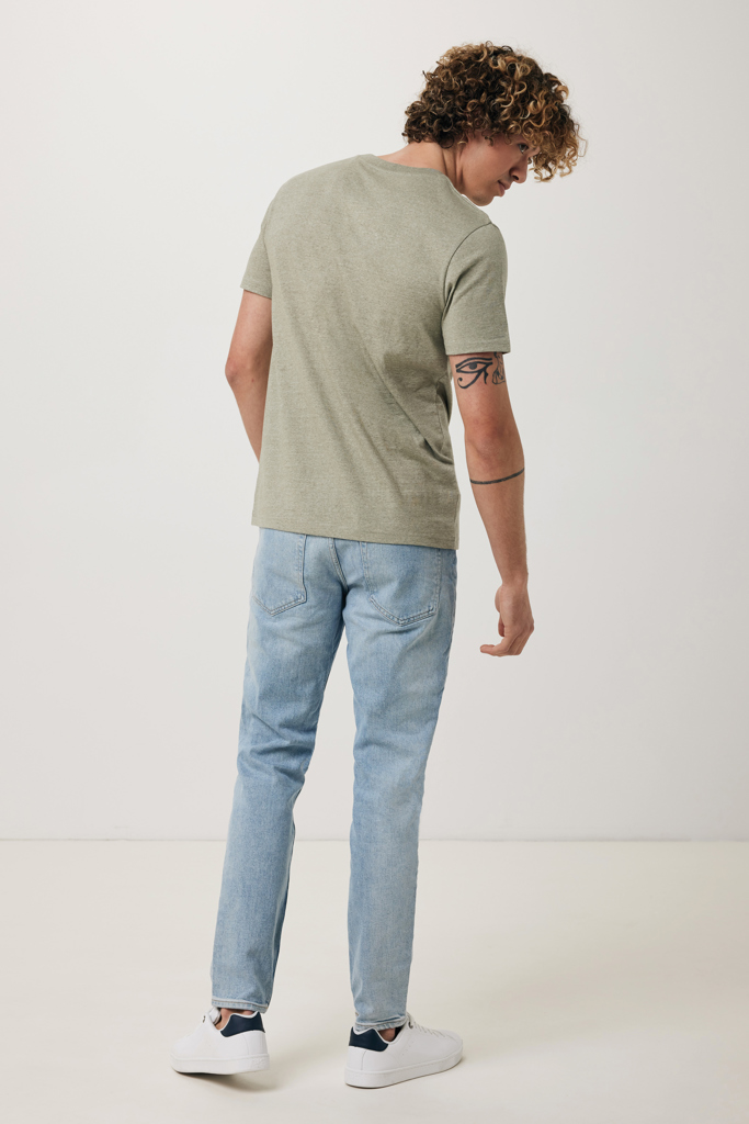 Brett Camiseta Medium Weight Algodón Reciclado, light heathe