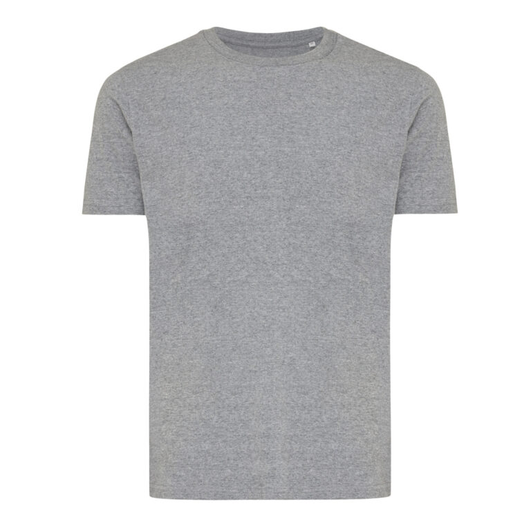 Brett recycled cotton t-shirt, light heather anthracite