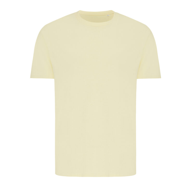 Brett recycled cotton t-shirt, cream yellow