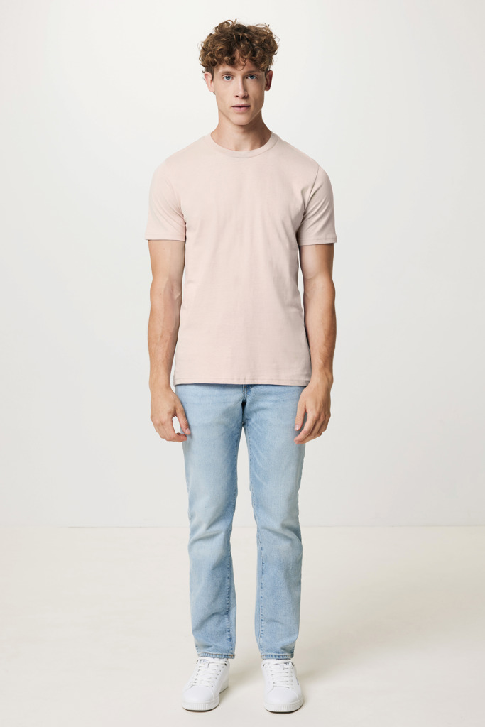 Brett recycled cotton t-shirt, cloud pink