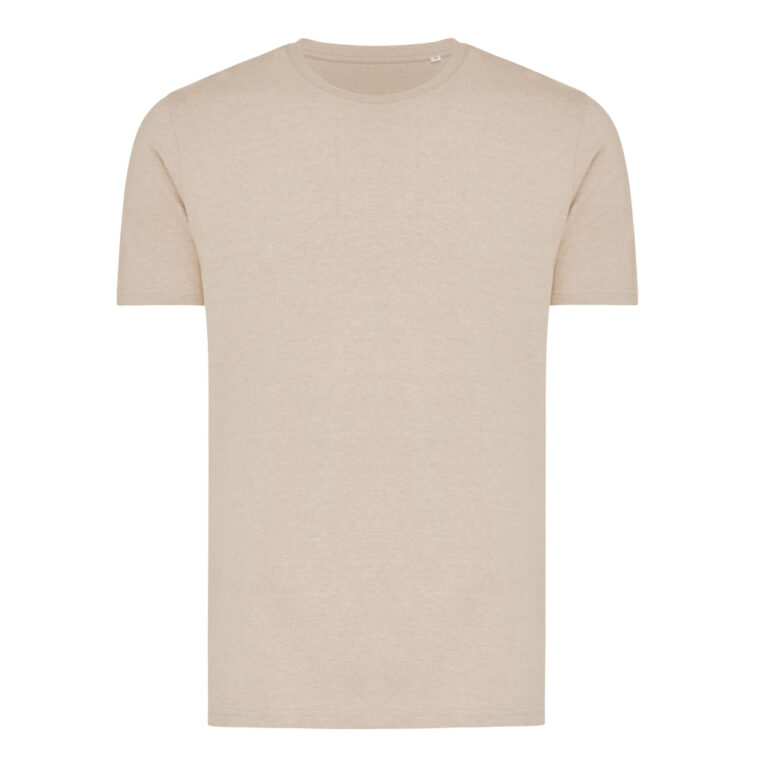 T-shirt Brett in cotone riciclato, light heather brown