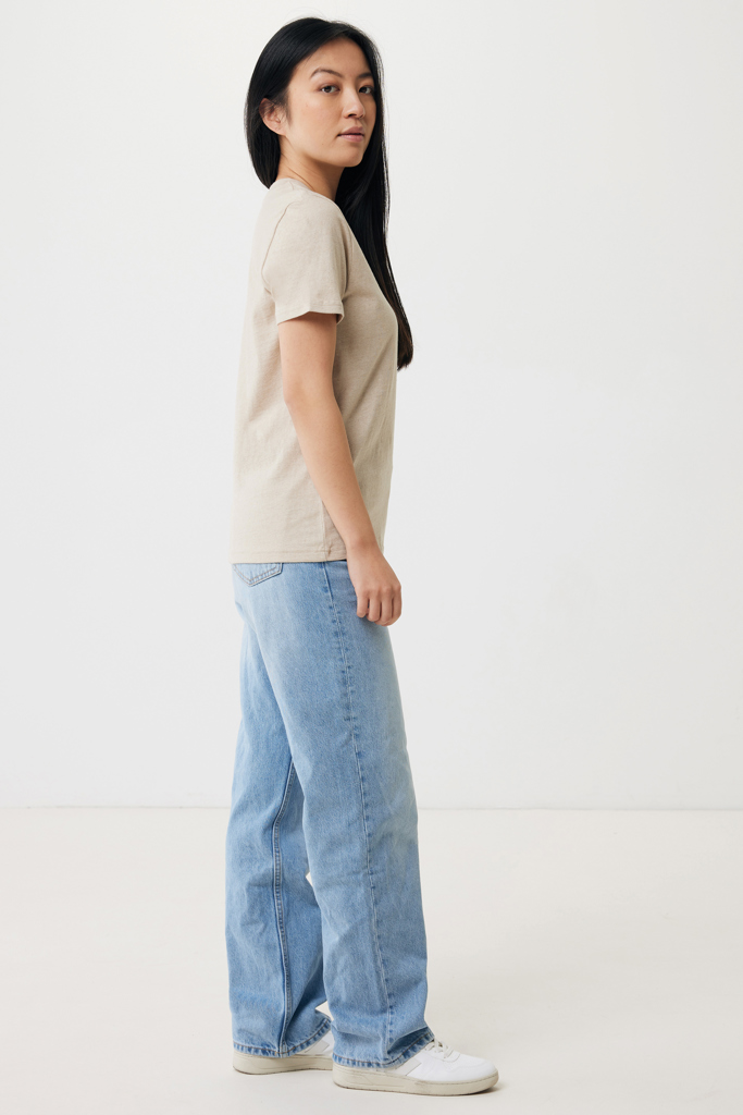 T-shirt Brett in cotone riciclato, light heather brown