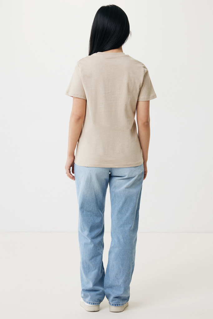 T-shirt Brett in cotone riciclato, light heather brown