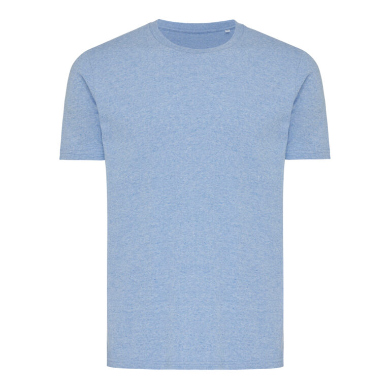 Brett recycled cotton t-shirt, light heather blue
