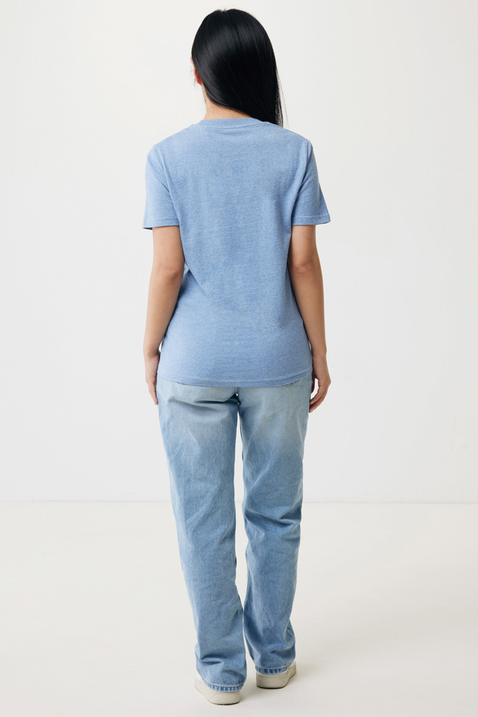 Brett recycled cotton t-shirt, light heather blue