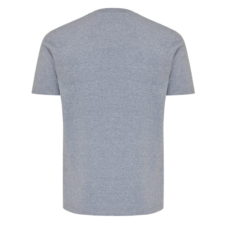Brett recycled cotton t-shirt, light heather navy