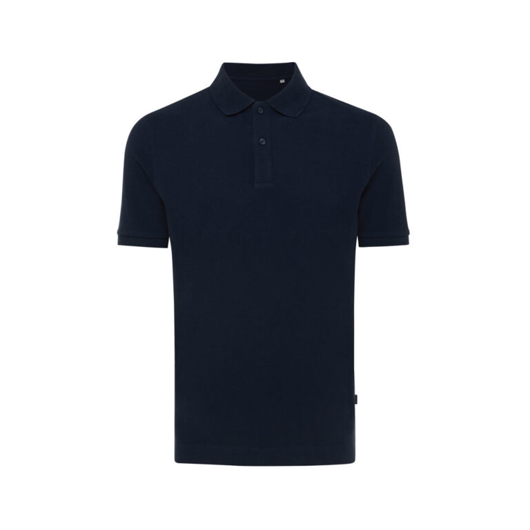 Polo Yosemite in cotone piquet riciclato, blu navy