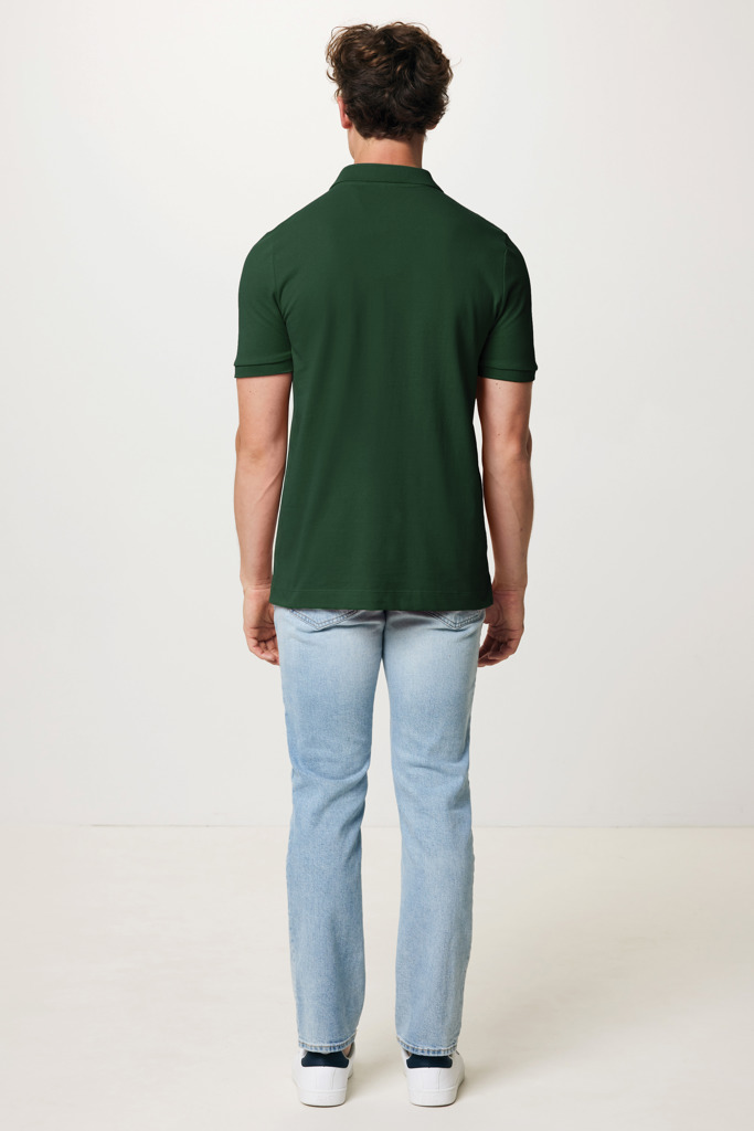 Yosemite pikétröja i återvunnen bomull, forest green