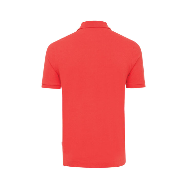 Yosemite Polo Pique Unisex Algodón Reciclado, luscious red