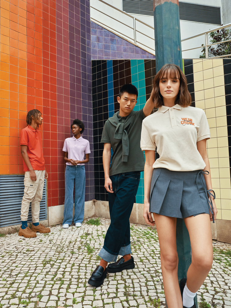 Yosemite Polo Pique Unisex Algodón Reciclado, luscious red