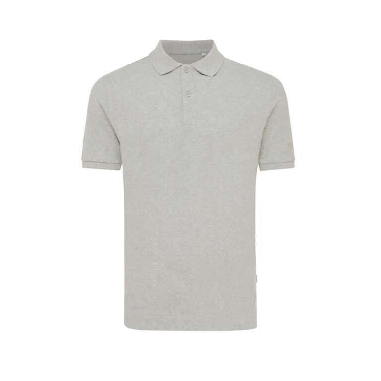 Yosemite Polo Pique Unisex Algodón Reciclado, heather grey