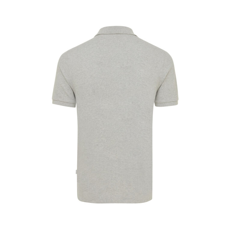 Yosemite Polo Pique Unisex Algodón Reciclado, heather grey