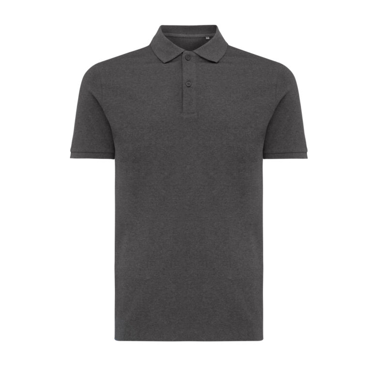 Yosemite Polo Pique Unisex Algodón Reciclado, heather anthra