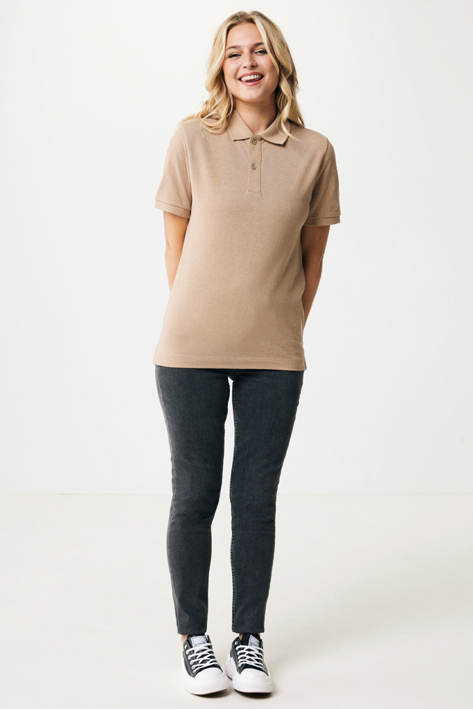 Yosemite Piqué-Poloshirt aus recycelter Baumwolle, heather b