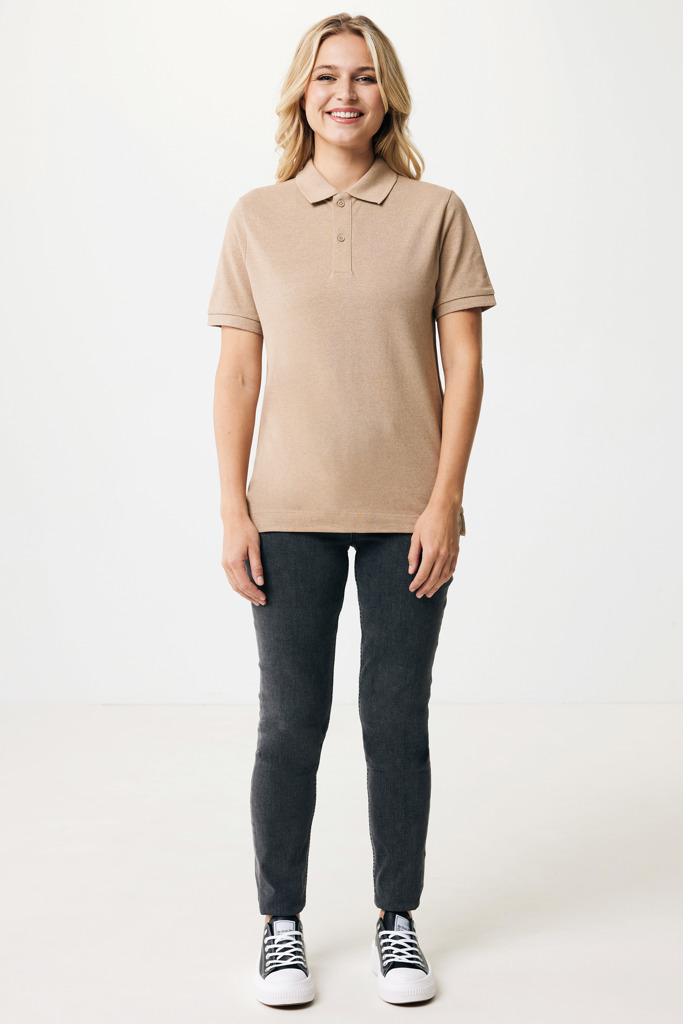 Yosemite Piqué-Poloshirt aus recycelter Baumwolle, heather b