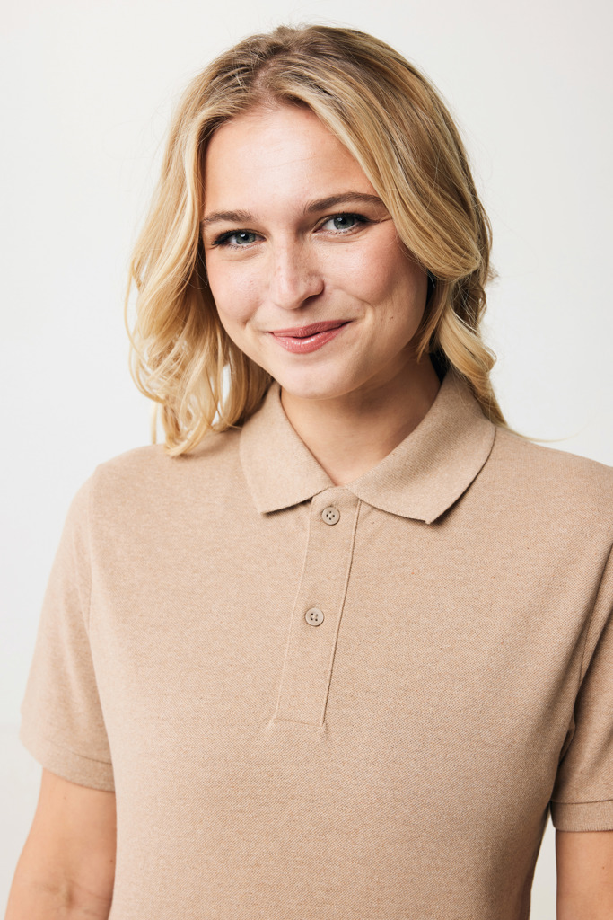 Yosemite Piqué-Poloshirt aus recycelter Baumwolle, heather b