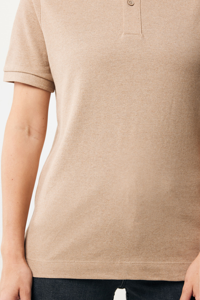 Yosemite Piqué-Poloshirt aus recycelter Baumwolle, heather b