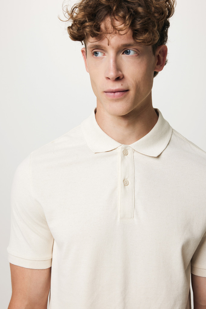 Yosemite pikétröja i återvunnen bomull, natural raw