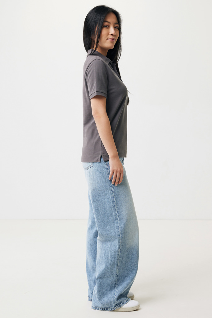 Yosemite pikétröja i återvunnen bomull, stenkol