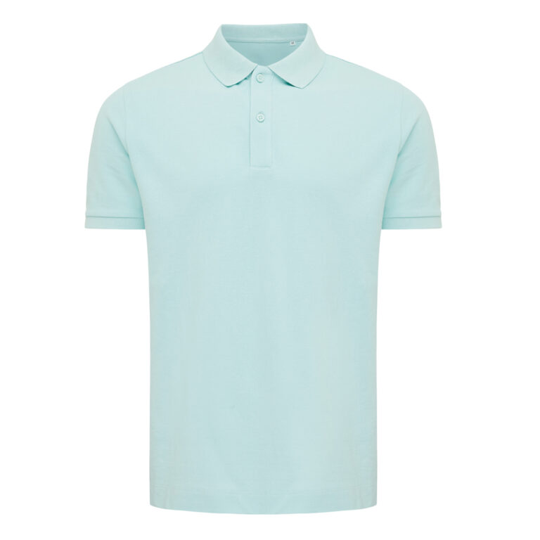 Yosemite recycled cotton pique polo, crushed mint