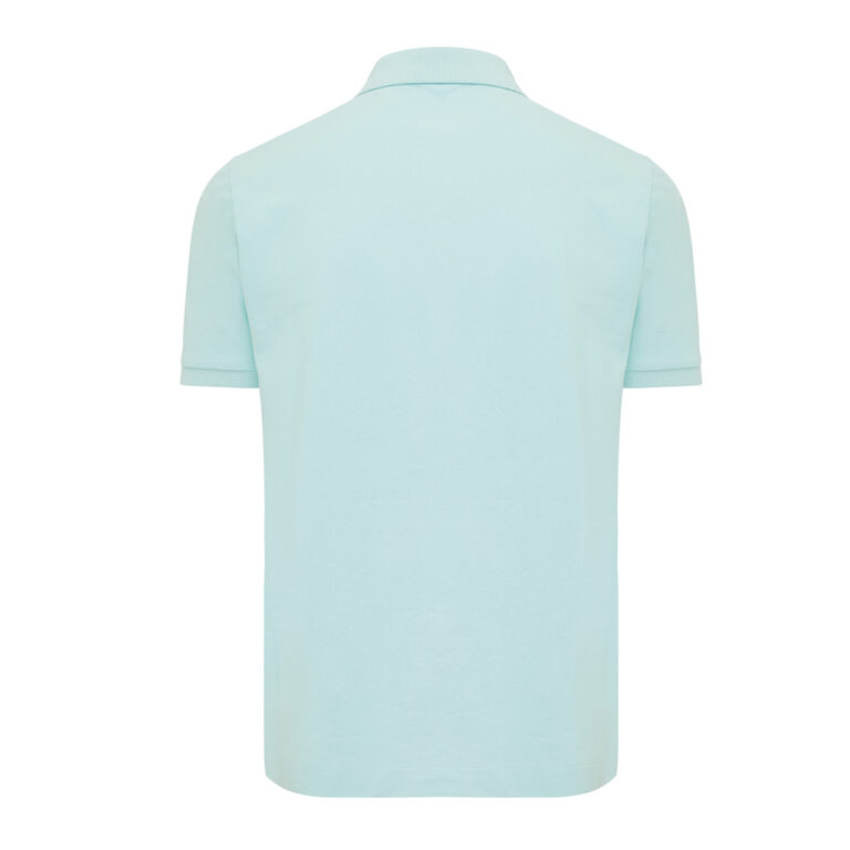 Yosemite recycled cotton pique polo, crushed mint