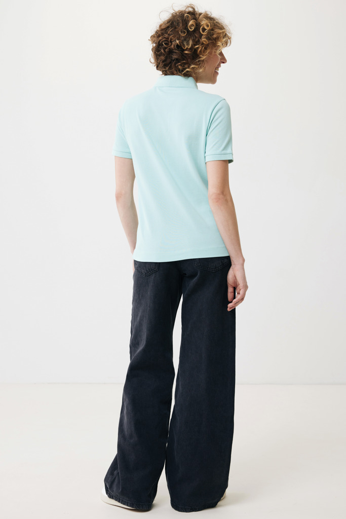 Yosemite recycled cotton pique polo, crushed mint