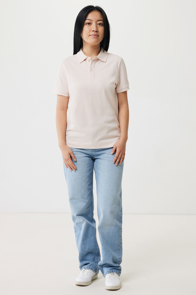 Yosemite recycled cotton pique polo, cloud pink