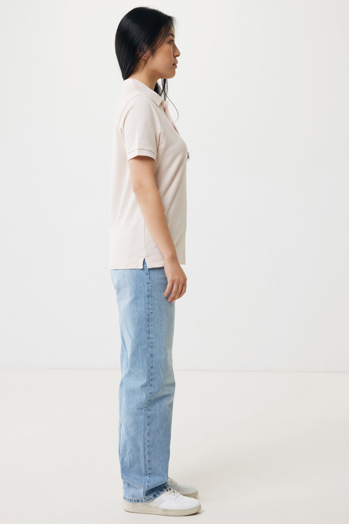 Yosemite recycled cotton pique polo, cloud pink