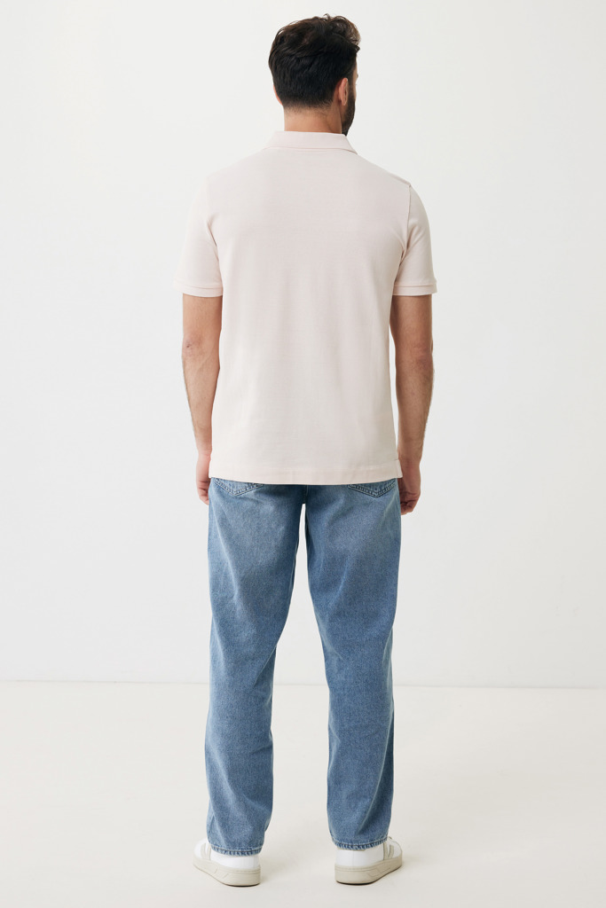 Yosemite recycled cotton pique polo, cloud pink