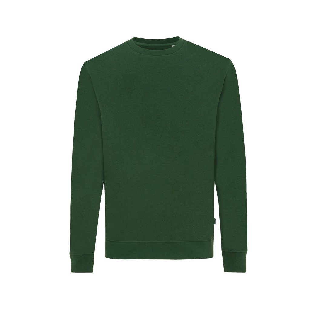 Zion recycled cotton crew neck, forest green