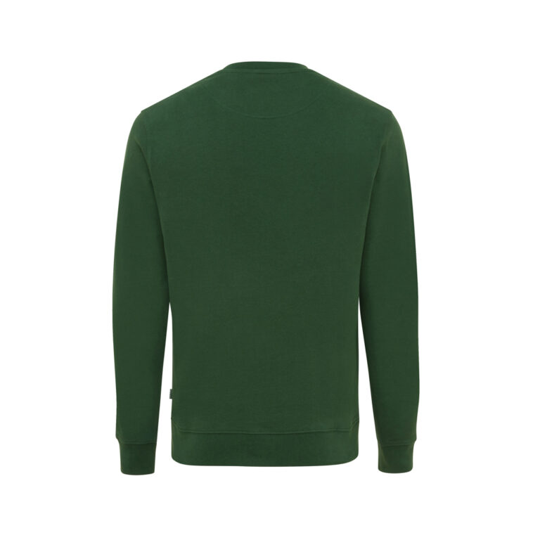 Zion sweatshirt i återvunnen bomull, forest green