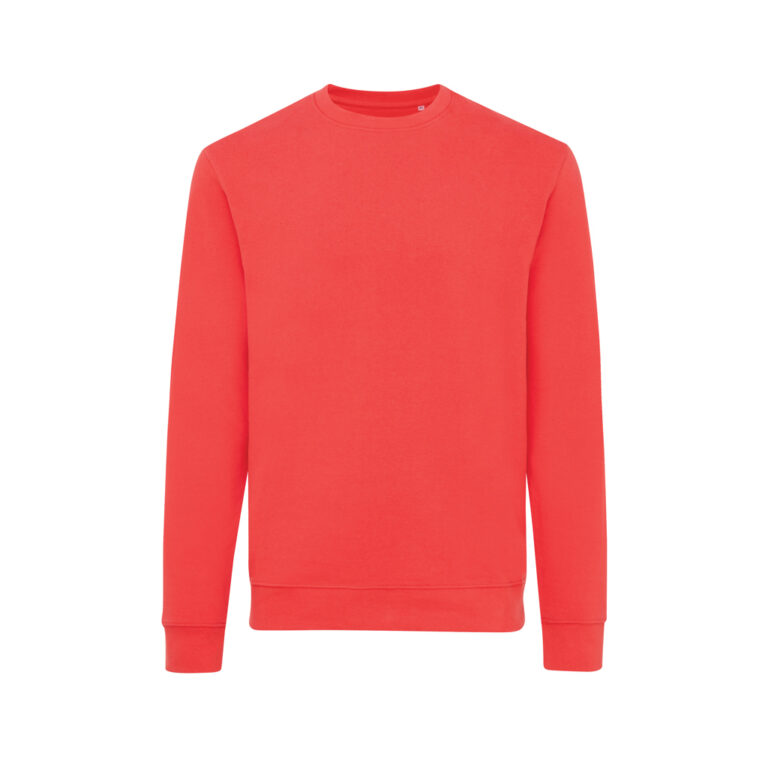 Zion sweatshirt i återvunnen bomull, luscious red