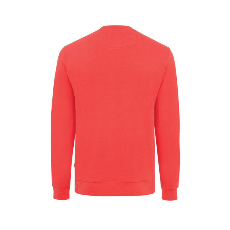 Zion sweatshirt i återvunnen bomull, luscious red