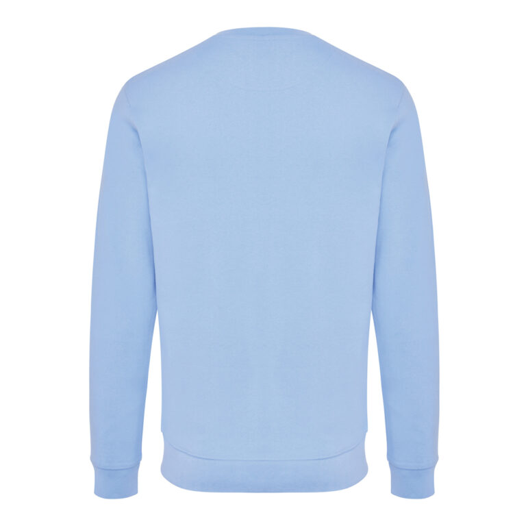 Zion sweatshirt i återvunnen bomull, sky blue