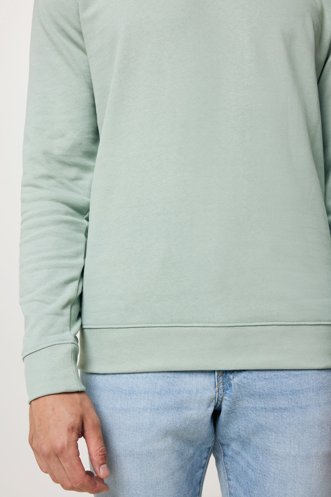 Zion sweatshirt i återvunnen bomull, Iceberg green