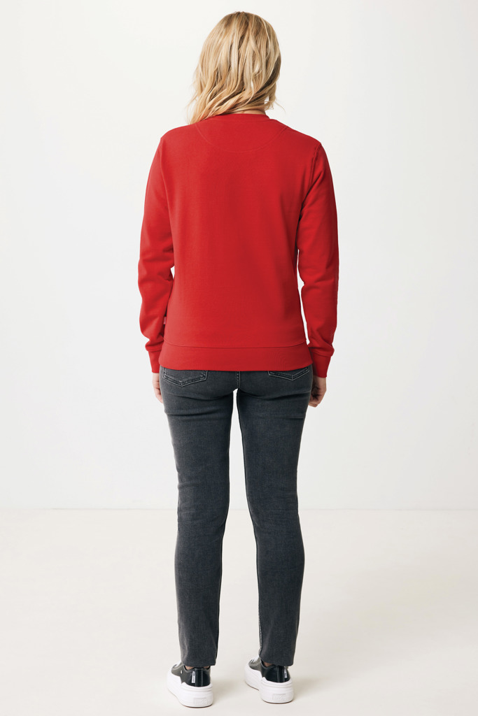 Zion recycled cotton crew neck, red