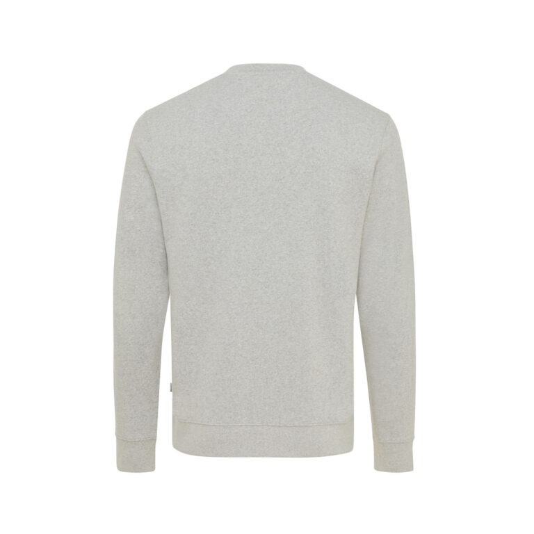 Denali recycled cotton crew neck undyed, heather grey