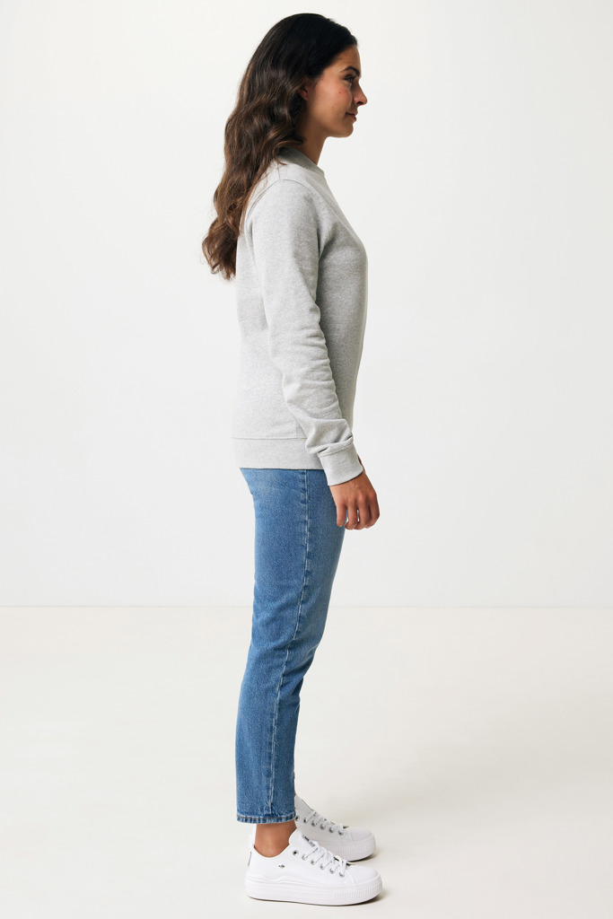 Denali recycled cotton crew neck undyed, heather grey