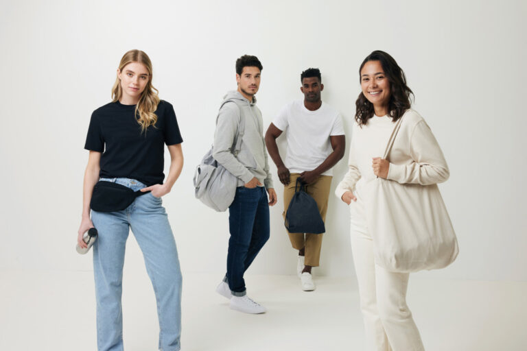 Denali recycled cotton crew neck undyed, heather grey