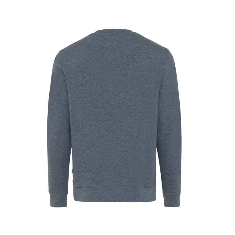 Denali recycled cotton crew neck undyed, heather navy