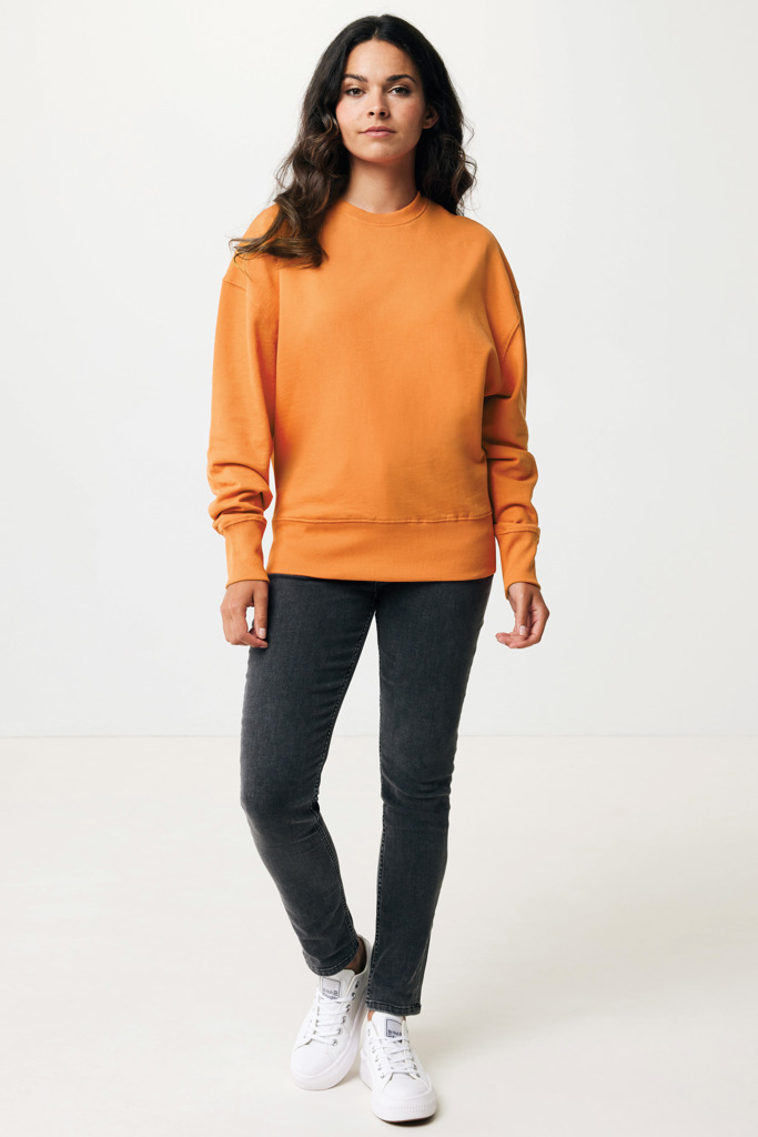 Kruger Relax-Rundhals-Sweater aus recycelt. Baumwolle, sundi