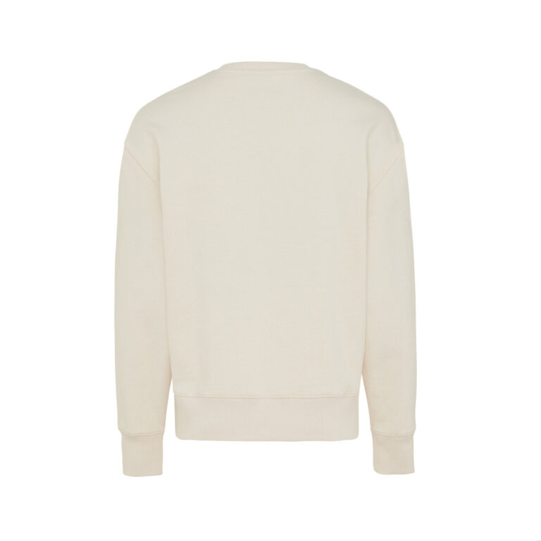 Kruger gerecycled katoen relaxed sweater, natural raw