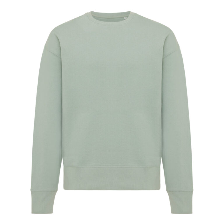 Kruger relaxed recycled cotton crew neck, iceberg green