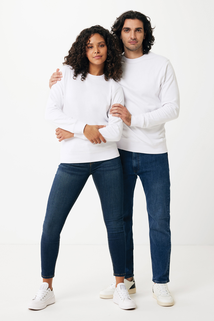 Etosha lättvikt sweatshirt i återvunnen bomull, recycled whi