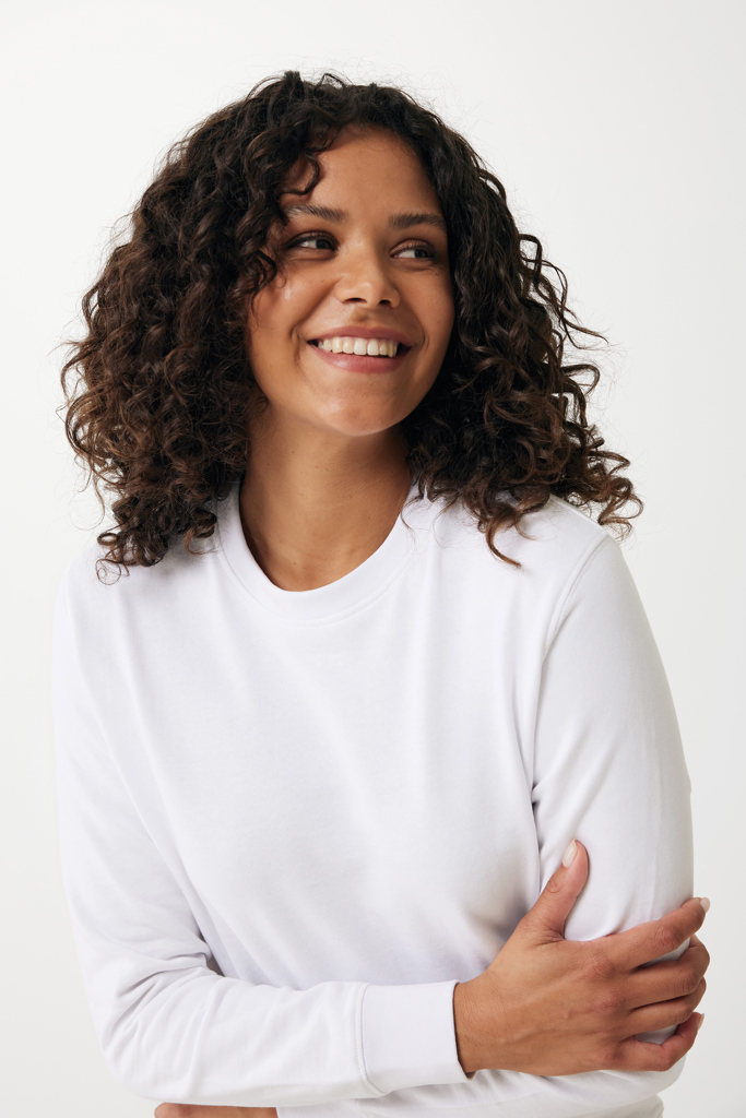 Etosha lättvikt sweatshirt i återvunnen bomull, recycled whi