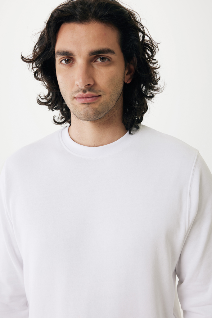 Etosha lättvikt sweatshirt i återvunnen bomull, recycled whi